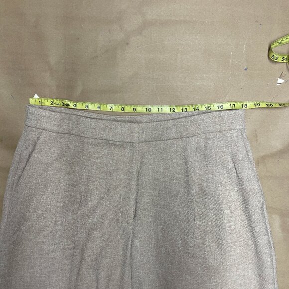 NWOT Express Womens Trouser Pleated Wide Leg Palazzo Linen look 14R - Picture 5 of 9